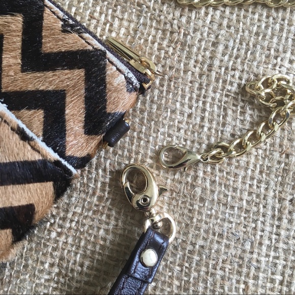 Monserat De Lucca Calf Hair Wristlet Shoulder Bag - Picture 8 of 12